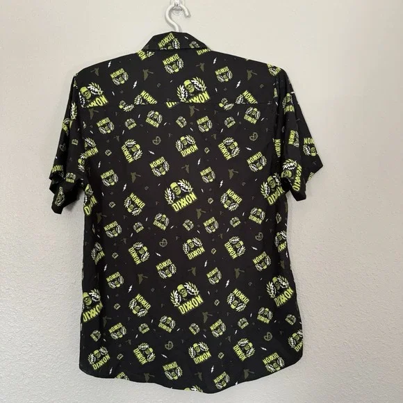 Dixxon Flannel "The Frankenstein" Size Large Horror Party Shirt Short Sleeve - Picture 3 of 10